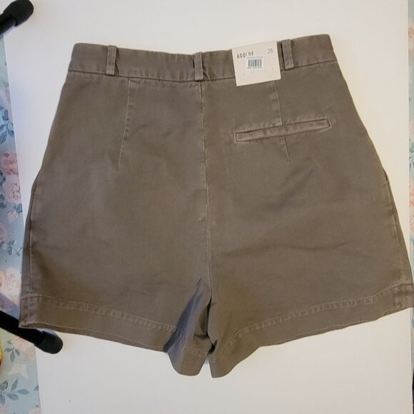 AGOLDE Womens Becker Chino Shorts Size 26 Neutral Hipster Modern Y2K Old Money - Picture 3 of 7